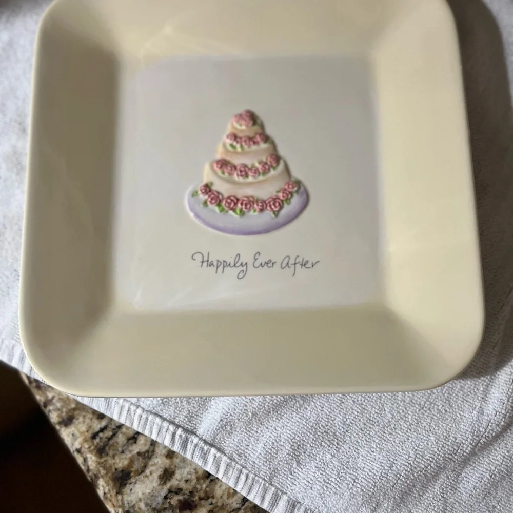 Happily Ever After Cake Plate